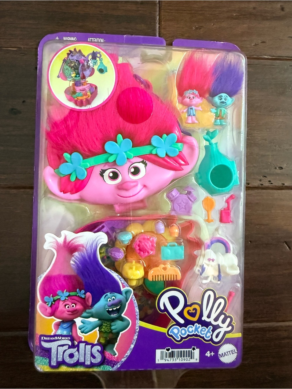 Dreamworks Trolls Poppy Styling Head with Pink and Purple Hair